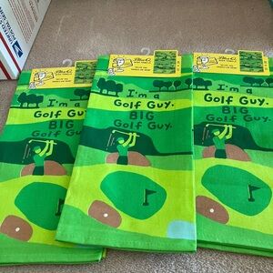Golf kitchen towels